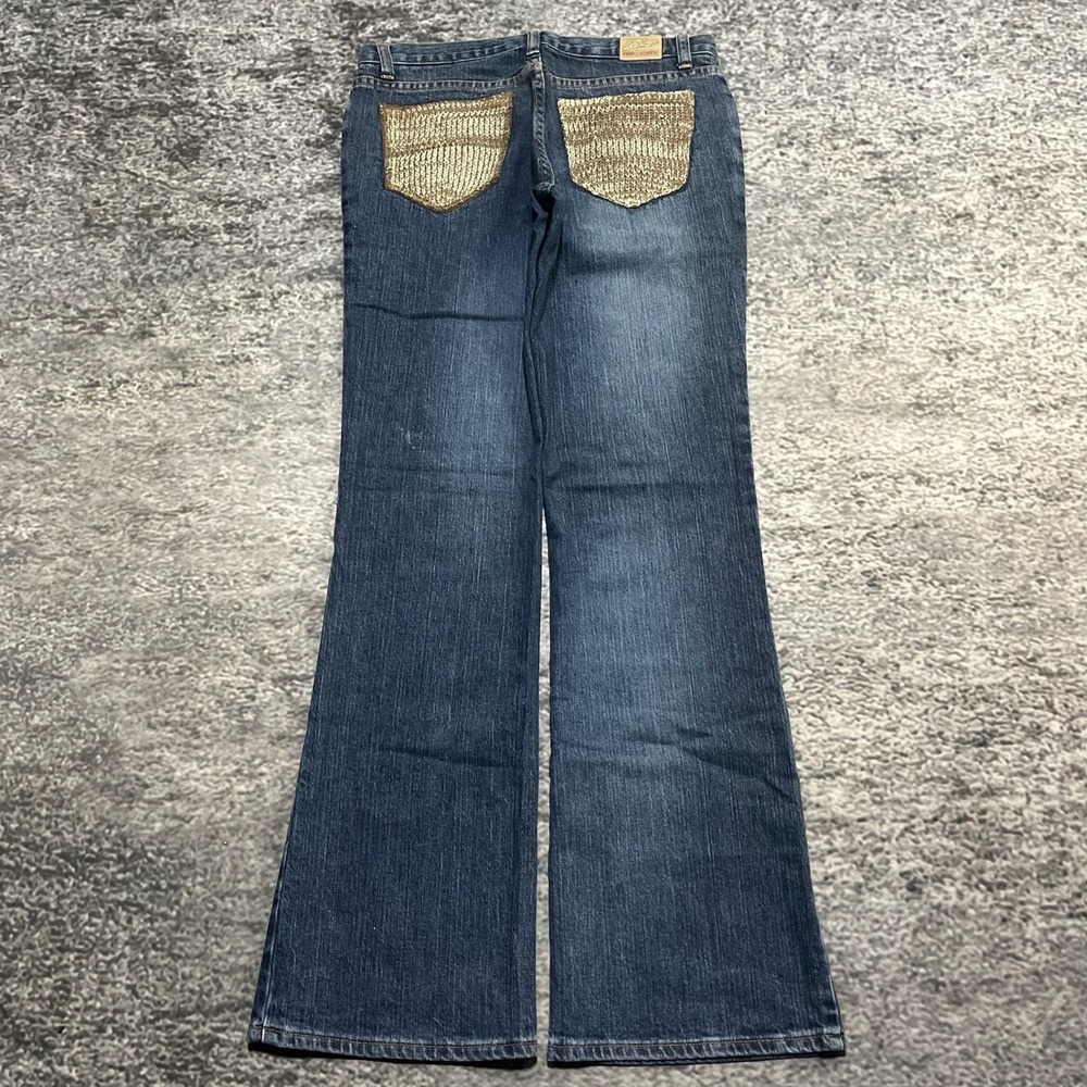 Vintage Lady Enyce Jeans Womens 27 (28x32) Blue Y2K Bootcut Low Rise Hip-Hop‎